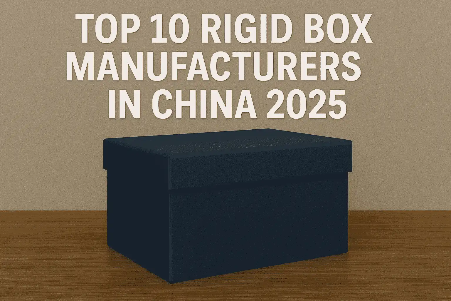 Top 10 Rigid Box Manufacturers in China 2025